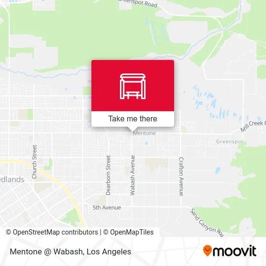 Mentone @ Wabash map