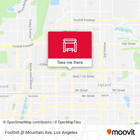 Mapa de Foothill @ Mountain Ave