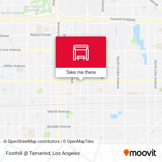 Foothill @ Tamarind map
