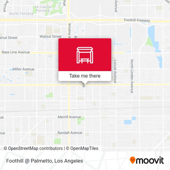 Foothill @ Palmetto map