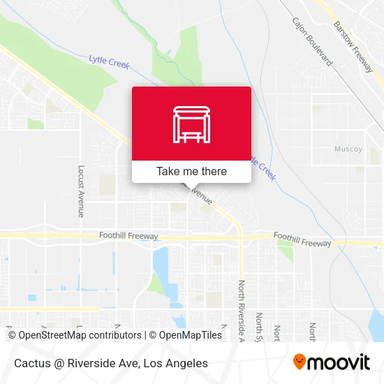 Cactus @ Riverside Ave map