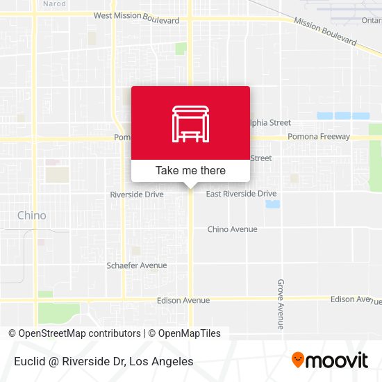 Euclid @ Riverside Dr map