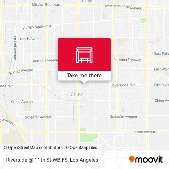 Riverside @ 11th St WB FS map