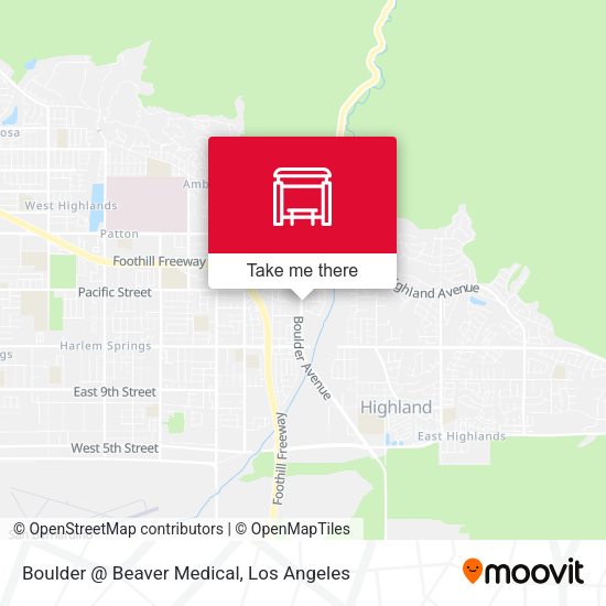 Mapa de Boulder @ Beaver Medical