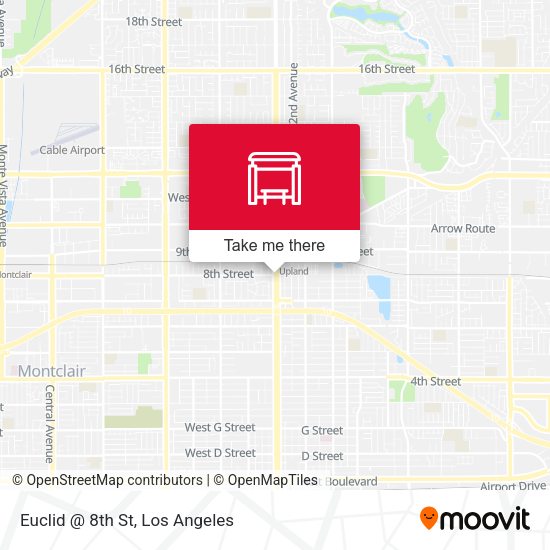 Euclid @ 8th St map