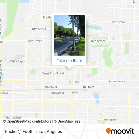 Euclid @ Foothill map