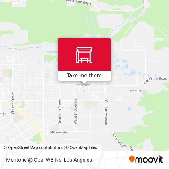 Mentone @ Opal WB Ns map