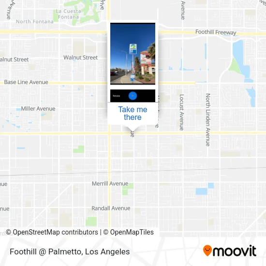 Foothill @ Palmetto map