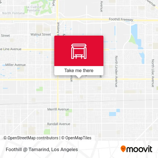 Foothill @ Tamarind map