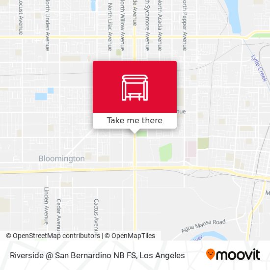 Riverside @ San Bernardino NB FS map