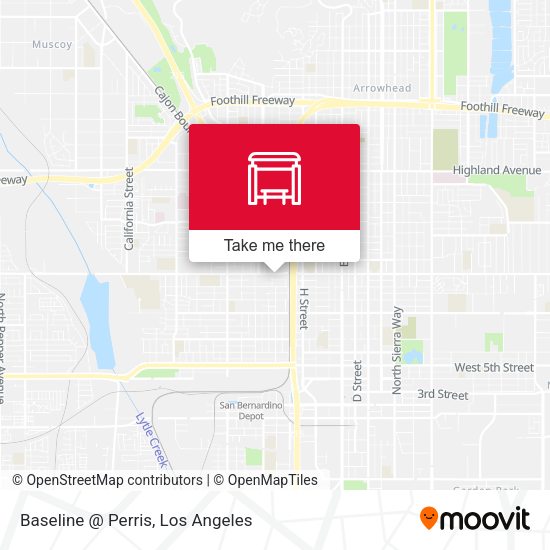 Baseline @ Perris map