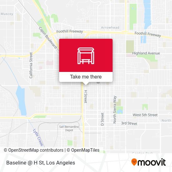 Mapa de Baseline @ H St