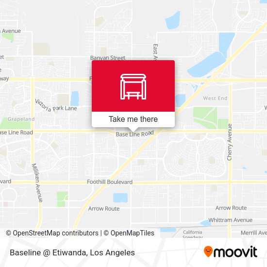 Baseline @ Etiwanda map