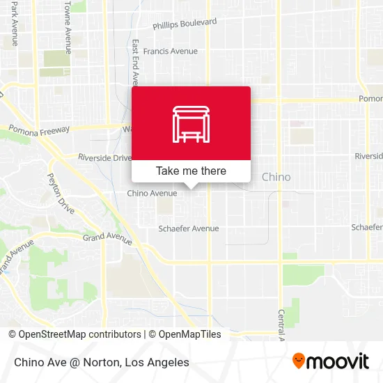 Chino Ave @ Norton map