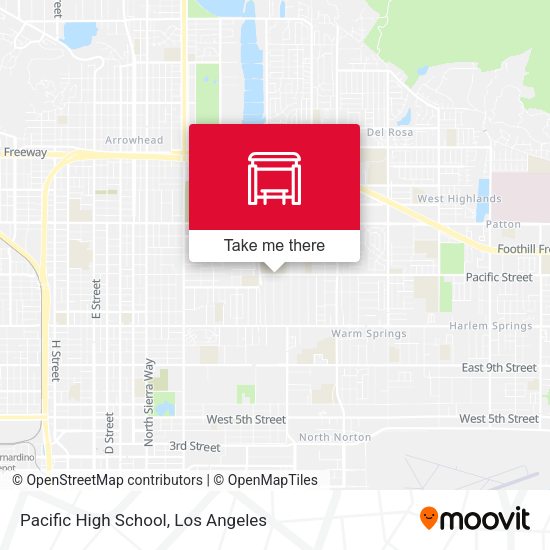 Mapa de Pacific High School