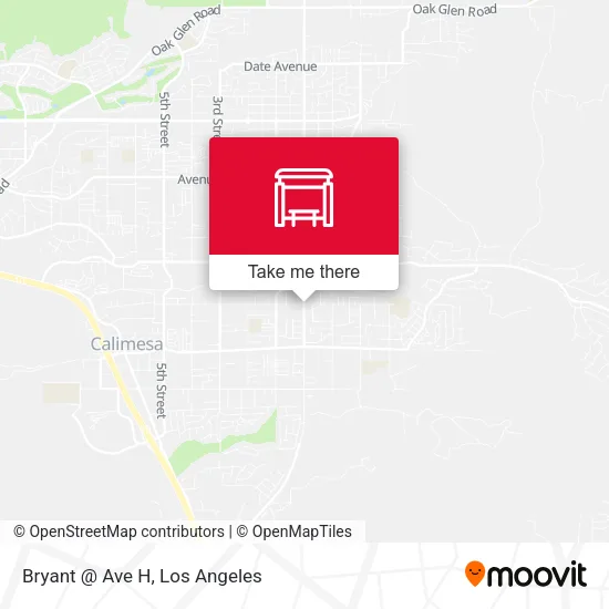 Bryant @ Ave H map