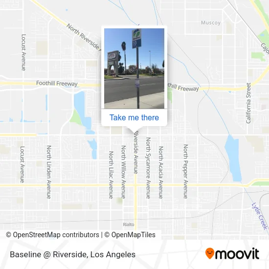Baseline @ Riverside map