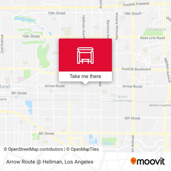 Arrow Route @ Hellman map