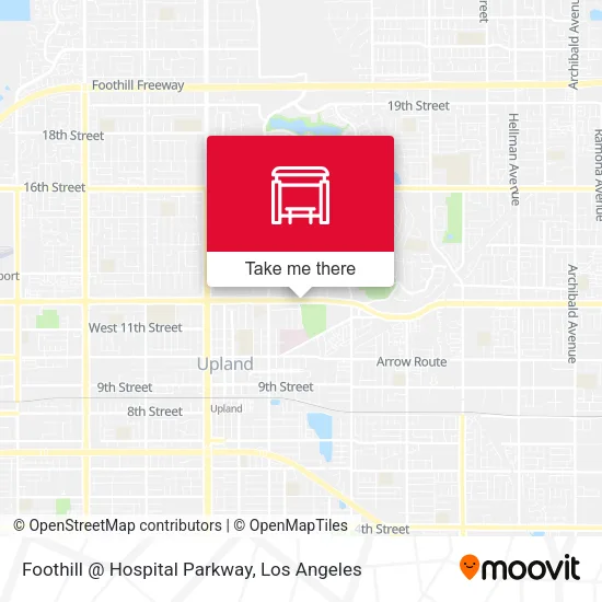 Foothill @ Hospital Parkway map