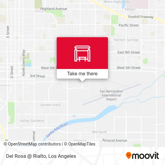 Del Rosa @ Rialto map