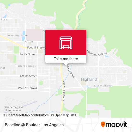 Baseline @ Boulder map