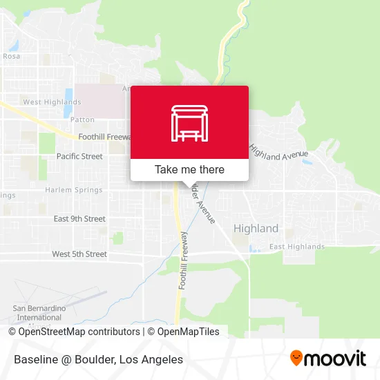 Baseline @ Boulder map