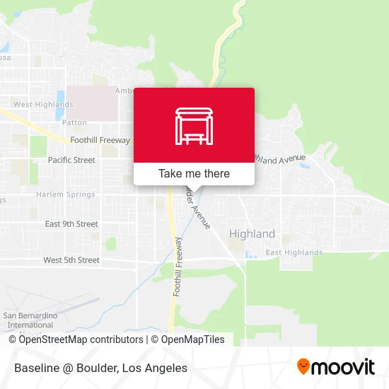 Baseline @ Boulder map