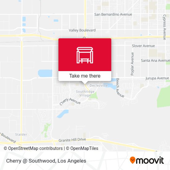 Cherry @ Southwood map