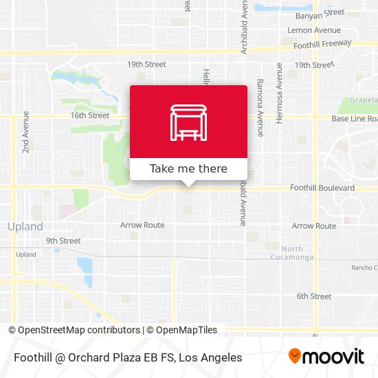 Mapa de Foothill @ Orchard Plaza EB FS