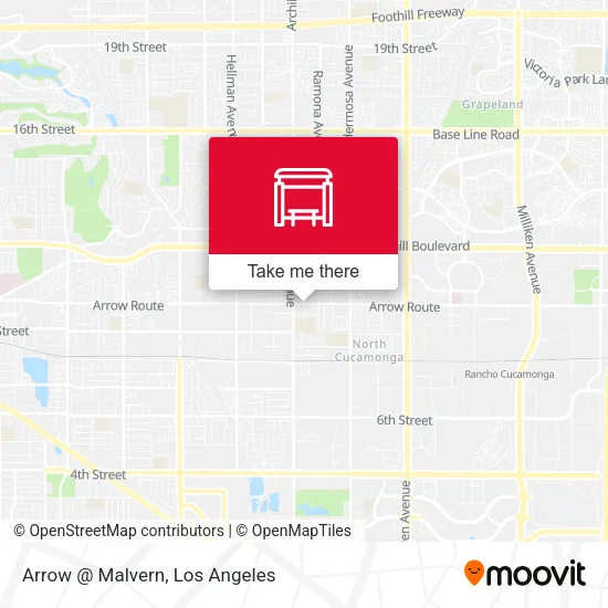Arrow @ Malvern map