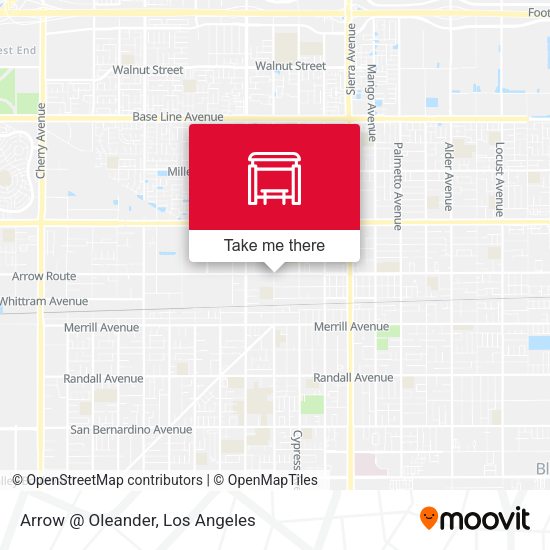 Arrow @ Oleander map