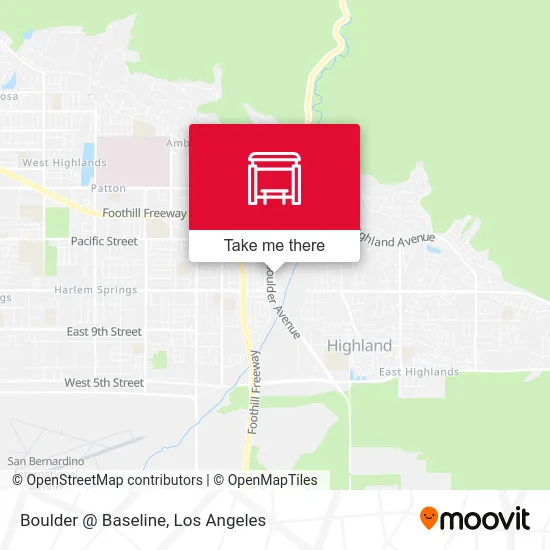 Boulder @ Baseline map