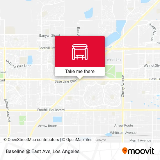 Baseline @ East Ave map