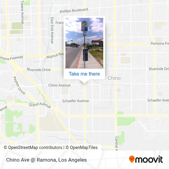 Chino Ave @ Ramona map