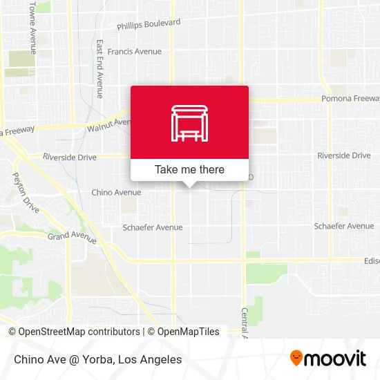Chino Ave @ Yorba map