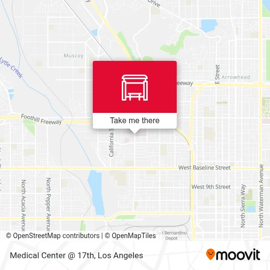 Medical Center @ 17th map