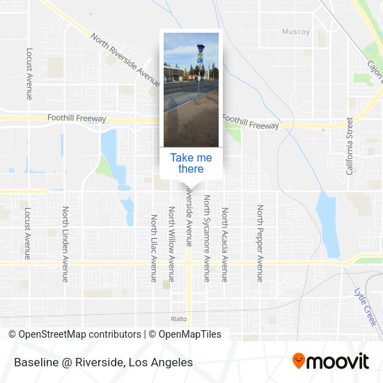 Baseline @ Riverside map