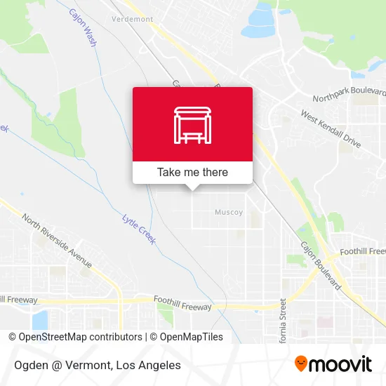 Ogden @ Vermont map
