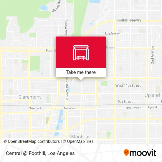 Central @ Foothill map