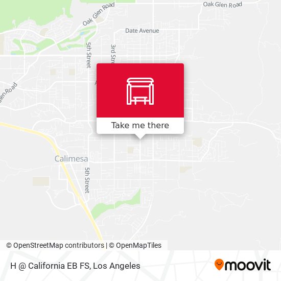 H @ California EB FS map