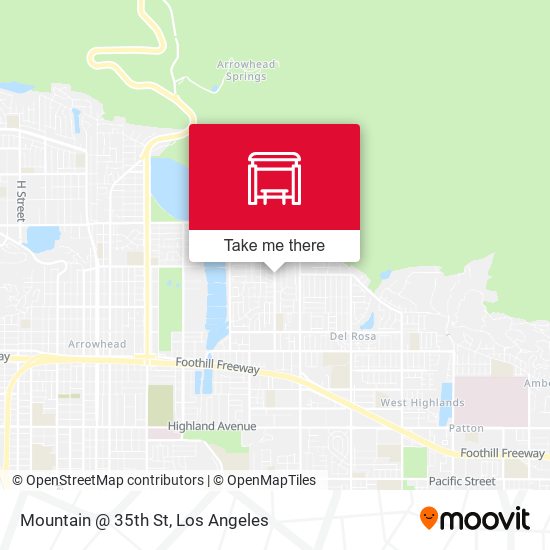 Mountain @ 35th St map