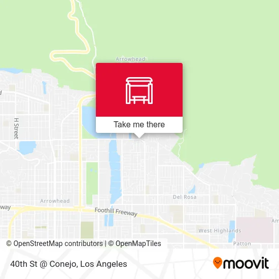 40th St @ Conejo map