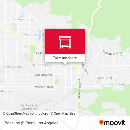 Baseline @ Palm WB FS map