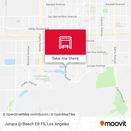 Jurupa @ Beech EB FS map