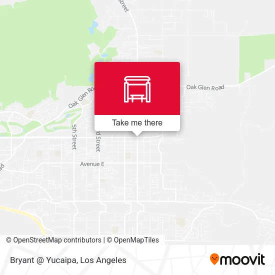 Bryant @ Yucaipa map