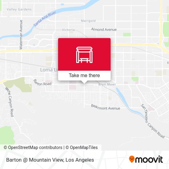 Mapa de Barton @ Mountain View