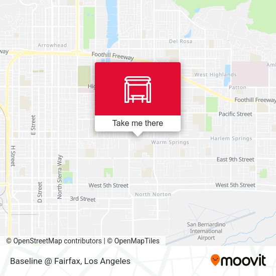Baseline @ Fairfax map
