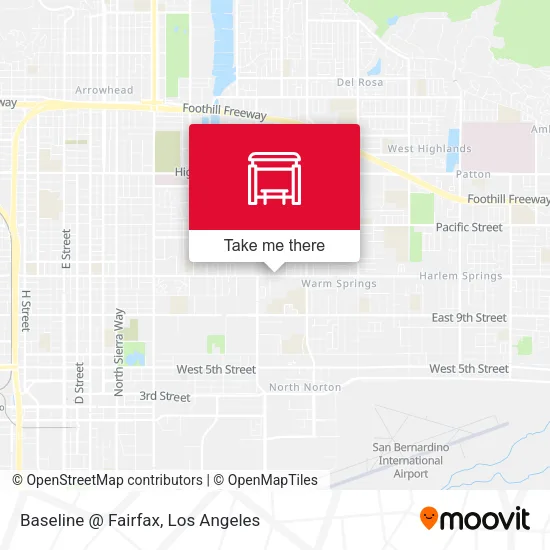 Baseline @ Fairfax map