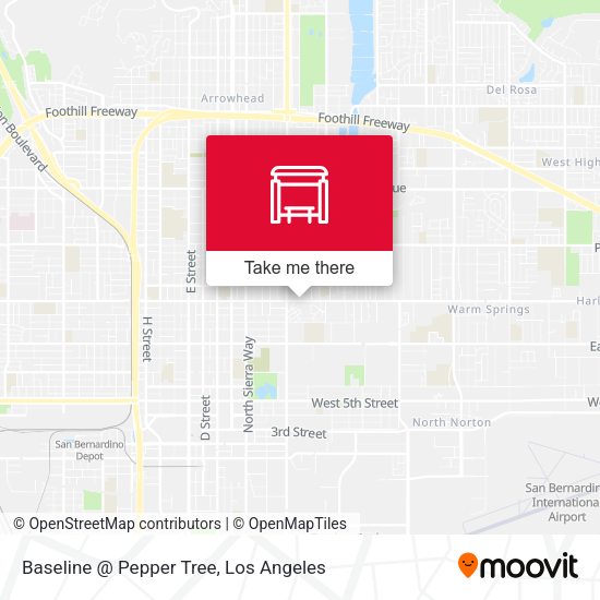 Baseline @ Pepper Tree map