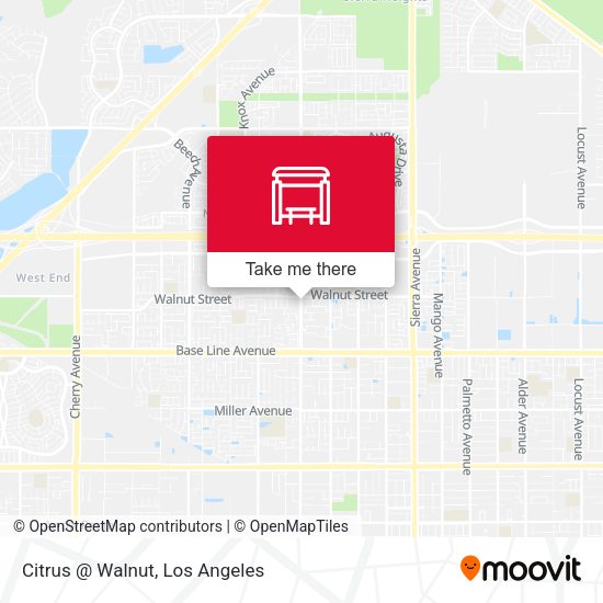 Citrus @ Walnut map